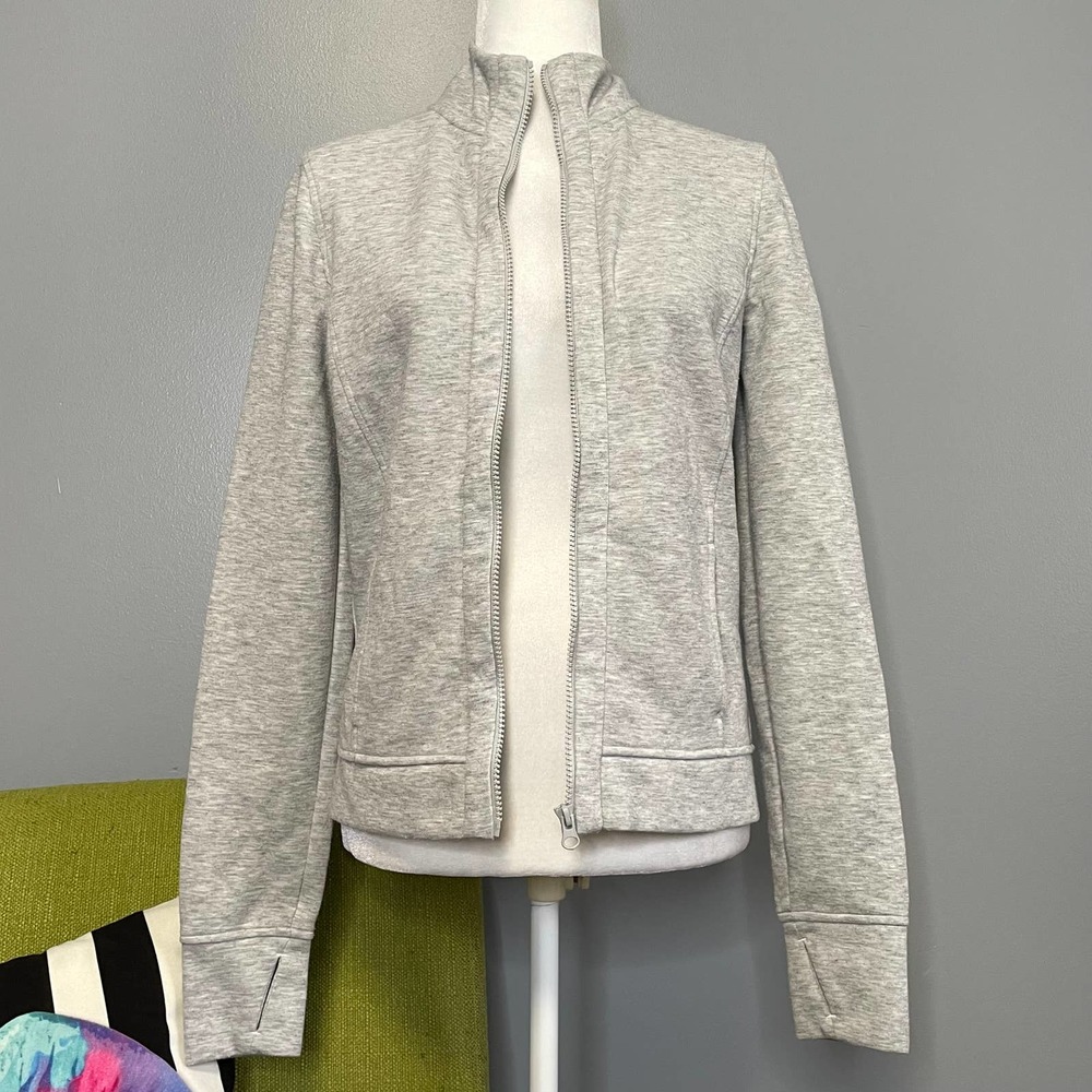 Victorias Secret Sport VS Grey High Neck Full Zip Sweatshirt XS - Picture 6 of 6